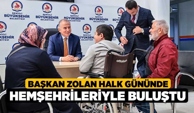 Başkan Zolan Halk Gününde Hemşehrileriyle Buluştu