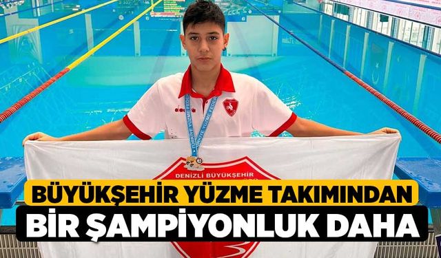 Büyükşehir Yüzme Takımından Bir Şampiyonluk Daha