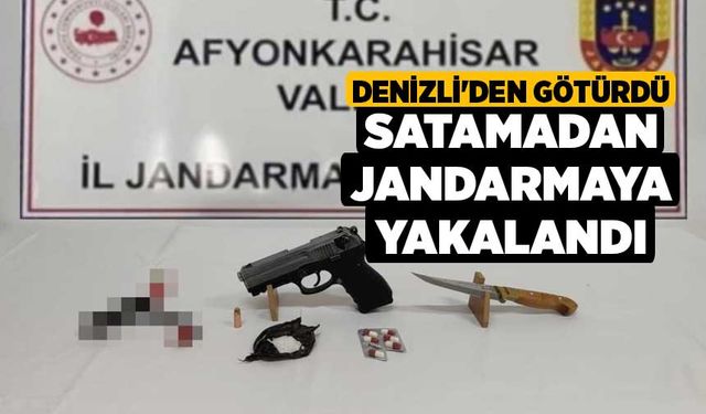 Denizli'den Götürdü Satamadan Jandarmaya Yakalandı