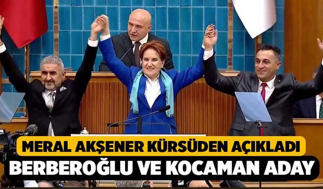 Meral Akşener Denizli Adaylarını Kürsüden Tanıttı