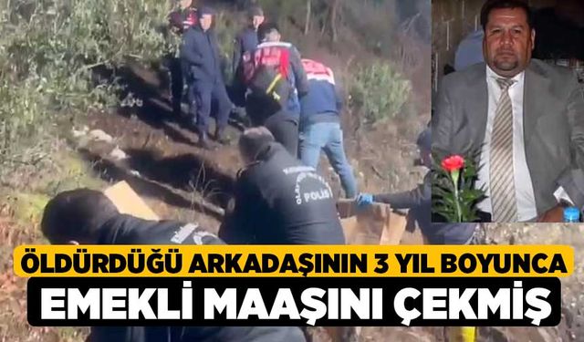 Öldürdüğü Arkadaşının 3 Yıl Boyunca Emekli Maaşını Çekmiş