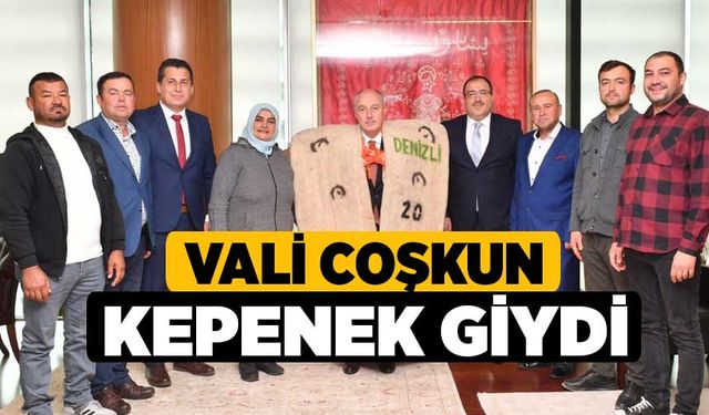 Vali Coşkun kepenek giydi