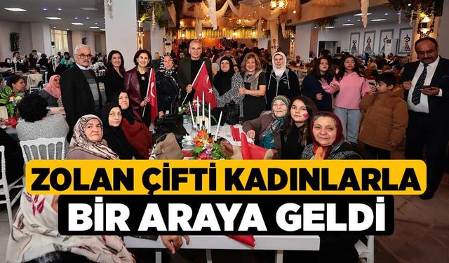 Zolan çifti kadınlarla bir araya geldi