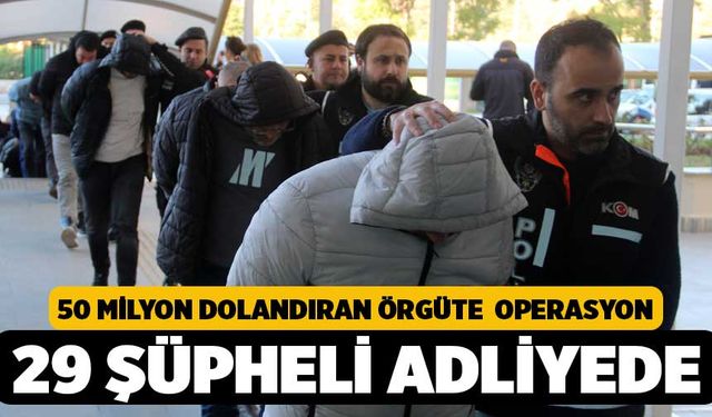 50 Milyonluk Vurgun Yapan Suç Örgütüne Operasyon