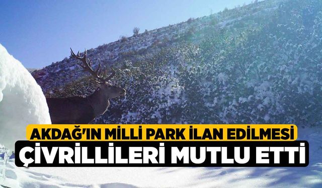 Akdağ'ın Milli Park ilan edilmesi Çivrillileri mutlu etti