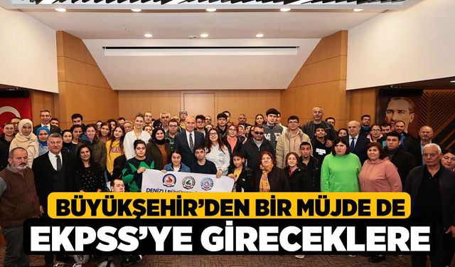 Büyükşehir’den Bir Müjde De EKPSS’ye Gireceklere 