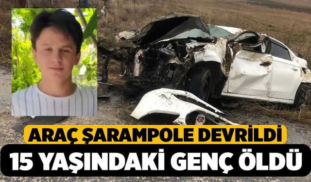 Bozkurt'ta Araç Şarampole Devrildi 15 Yaşındaki Genç Hayatını Kaybetti