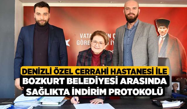 Denizli Özel Cerrahi Hastanesi ile Bozkurt Belediyesi Arasında Sağlıkta İndirim Protokolü