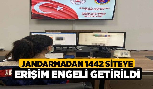 Jandarmadan 1442 siteye erişim engeli getirildi