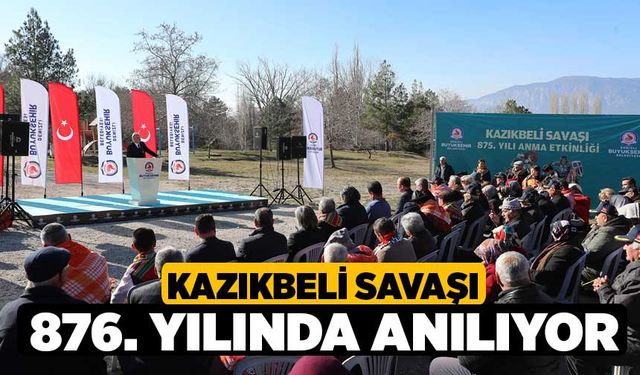 Kazıkbeli Savaşı 876. yılında anılıyor 