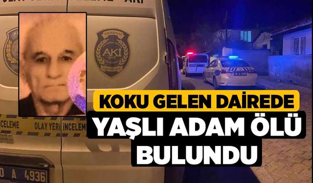 Koku gelen dairede yaşlı adam ölü bulundu