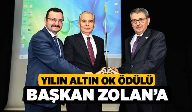 Yılın Altın Ok Ödülü Başkan Zolan’a