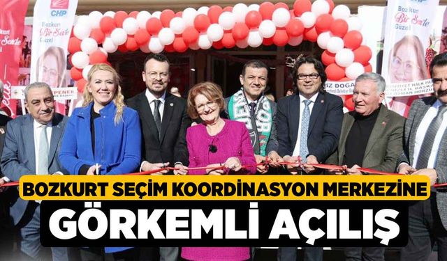 Bozkurt Seçim Koordinasyon Merkezine görkemli açılış