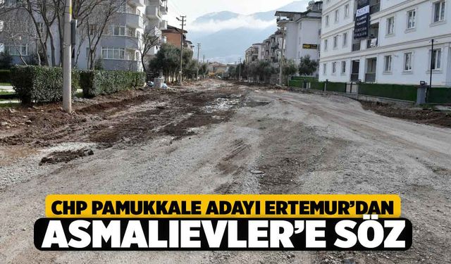 Ertemur'dan Asmalıevler Mahallesine Söz, Yolları Açmaya Geliyoruz