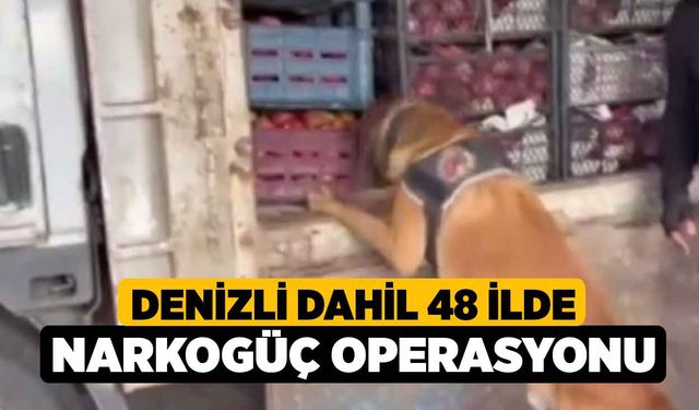 Denizli Dahil 48 İlde Narkogüç Operasyonu