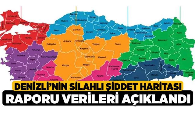 Denizli’nin Silahlı Şiddet Haritası Raporu Verileri Açıklandı