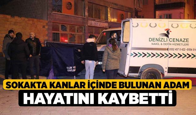 Sokakta Kanlar İçinde Bulunan Adam Hayatını Kaybetti