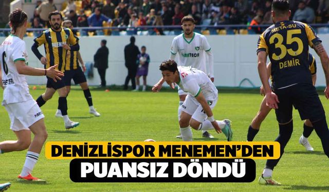 TFF 2. Lig: Menemen FK: 3 - Denizlispor: 1