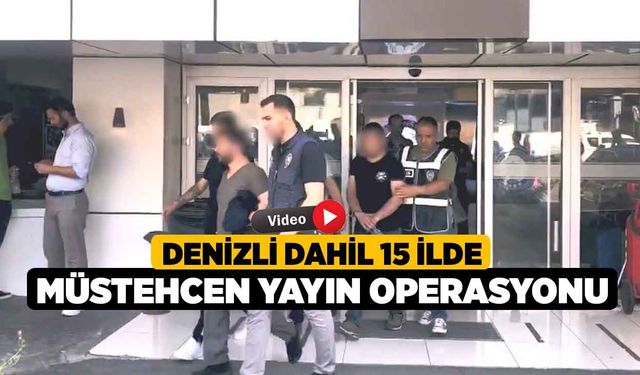 Denizli Dahil 15 İlde Müstehcen Yayın Operasyonu