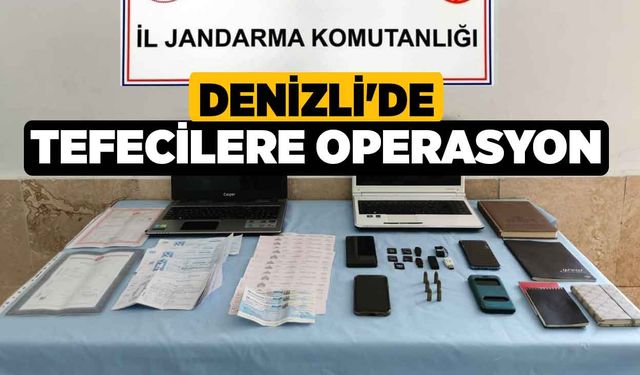 Denizli'de Tefecilere Operasyon