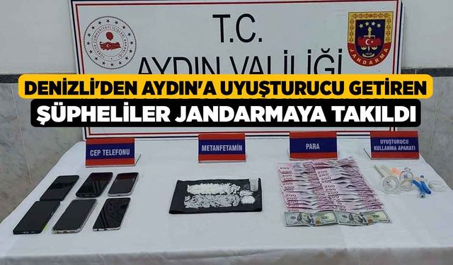 Denizli'den Aydın'a Uyuşturucu Getiren Şüpheliler Jandarmaya Takıldı