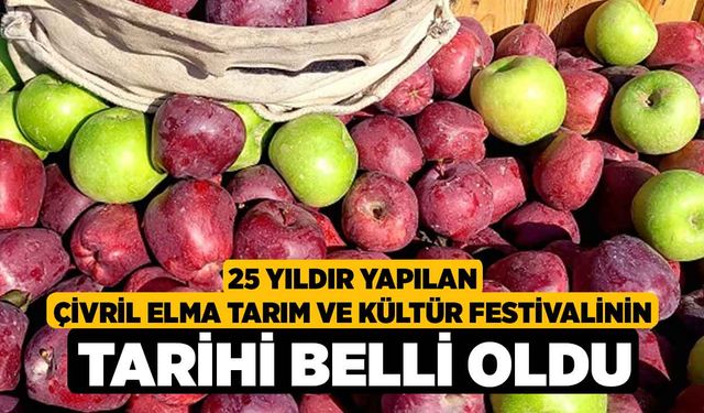 25 Yıldır Yapılan Çivril Elma Tarım ve Kültür Festivalinin Tarihi Belli Oldu