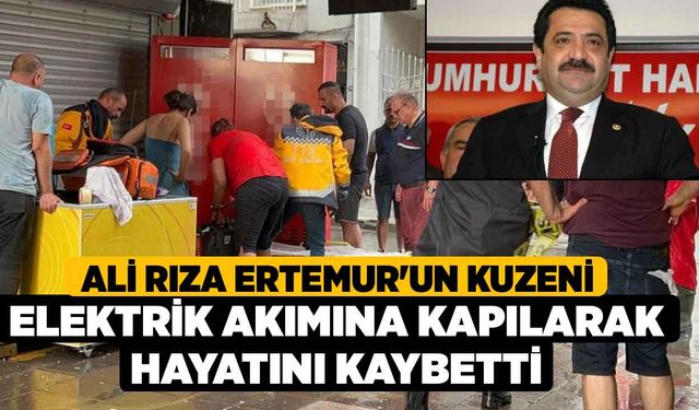 Ali Rıza Ertemur'un Kuzeni Elektrik Akımına Kapılarak Hayatını Kaybetti