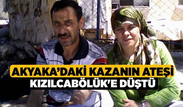 Akyaka'daki Kazanın Ataşi Kızılcabölük'e Düştü