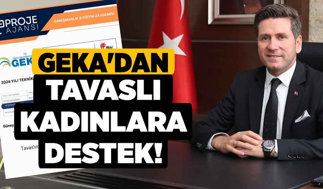 GEKA'dan Tavaslı kadınlara destek!