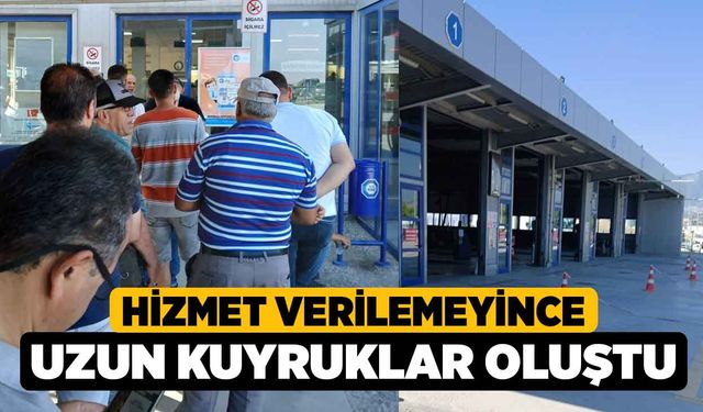 Hizmet verilemeyince uzun kuyruklar oluştu