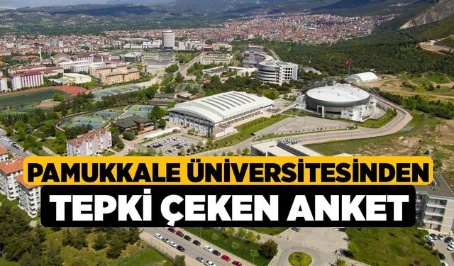 Pamukkale Üniversitesinden tepki çeken anket