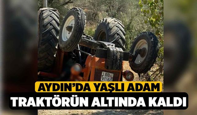 Bozdoğan'da Yaşlı Adam Traktörün Altında Kaldı