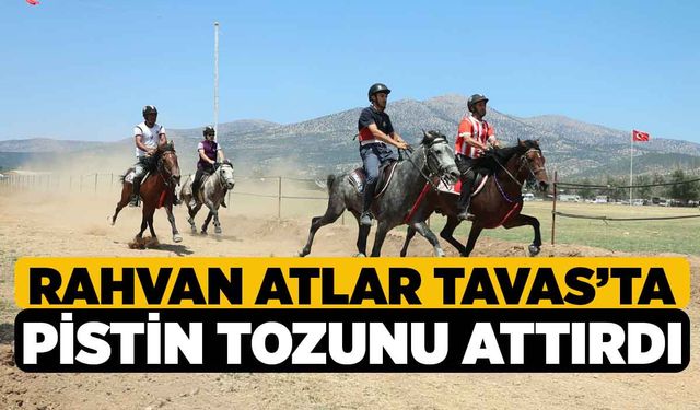 Rahvan atlar Tavas’ta pistin tozunu attırdı