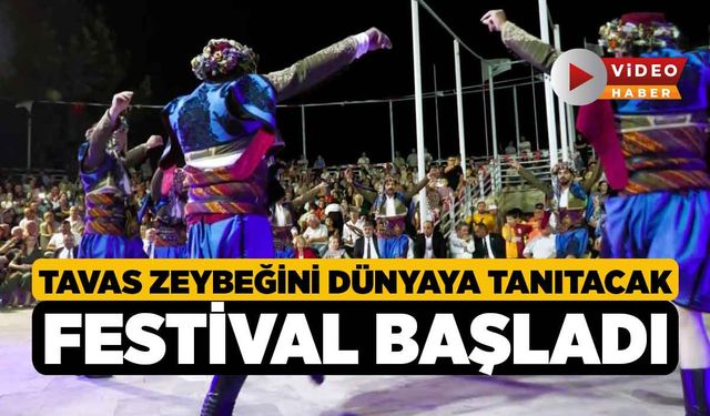 Tavas Zeybeğini dünyaya tanıtacak festival başladı