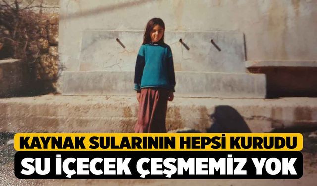 Mahallemizde Bir Bardak Su İçecek Çeşme Kalmadı Hepsi Kurudu