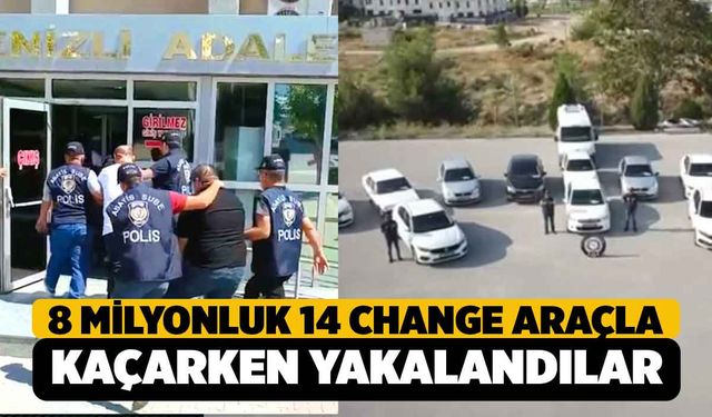 14 Change Araçla Yakalandılar Yurt Dışına Kaçamadan Yakalandılar