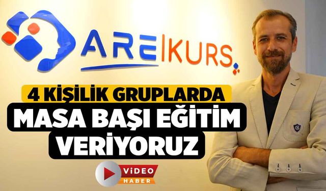 ARE Kursta, 4 Kişilik Gruplarda Masa Başı Eğitim Veriyoruz