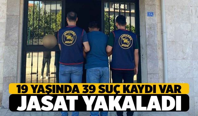 Denizli'de 19 Yaşında 39 Suç Kaydı Olan Şüpheli Yakalandı