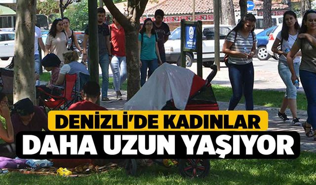 Denizli'de Kadınlar Daha Uzun Yaşıyor