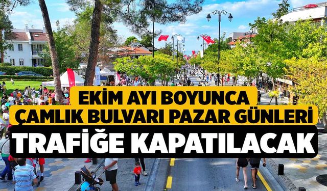 Ekim Ayı Boyunca Çamlık Bulvarı Pazar Günleri Trafiğe Kapatılacak