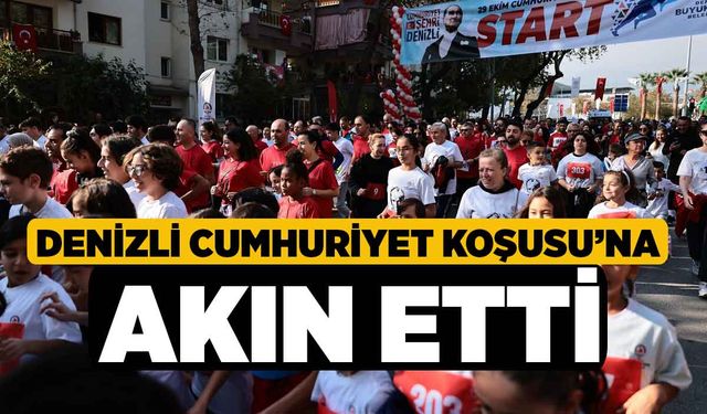 Denizli Cumhuriyet Koşusu’na akın etti