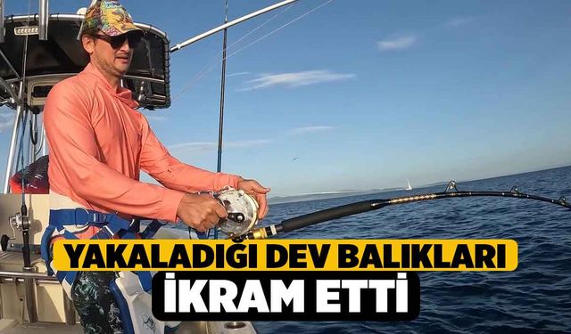 Bunu Geleneksel Hale Getirdi, Yakaladığı Orkinosları İkram Etti