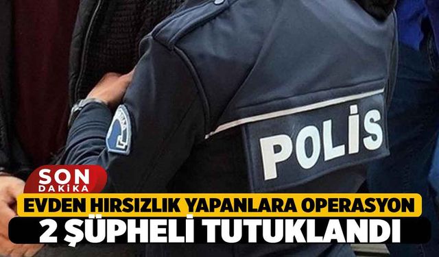 Denizli'de Hırsızlık Olayıyla ilgili Operasyon Yapıldı 2 Tutuklama