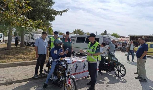 Denizli jandarması ‘Kaskımla Kaskoluyum' projesi başlattı