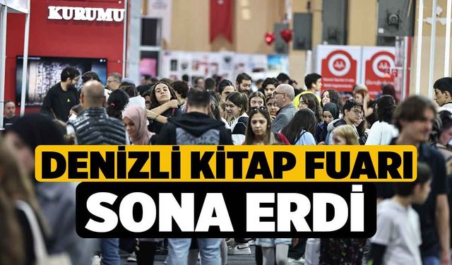 Denizli Kitap Fuarı sona erdi