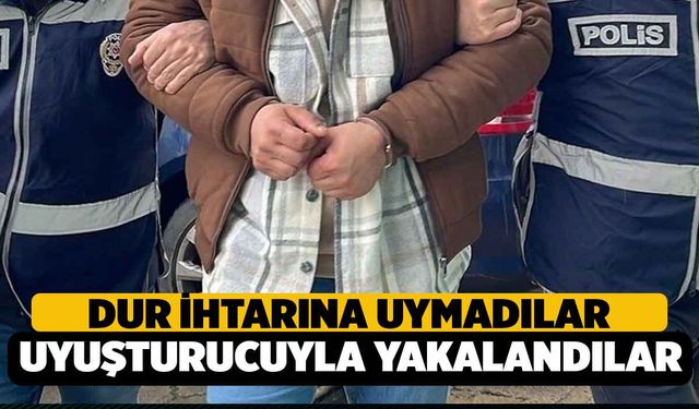 Dur İhtarına Uymayan Motosikletten Uyuşturucu Çıktı