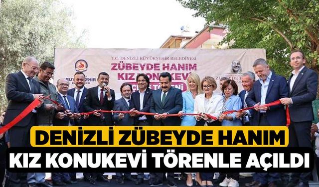 Denizli Zübeyde Hanım Kız Konukevi törenle açıldı