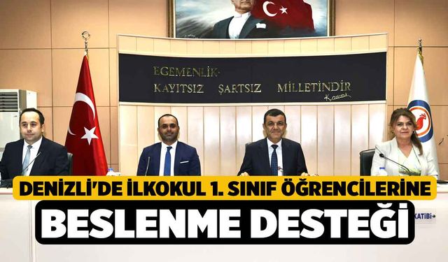 Denizli'de İlkokul 1. sınıf öğrencilerine beslenme desteği