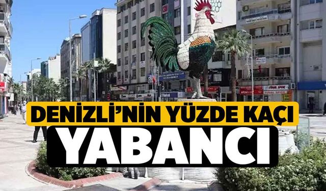 Denizli’nin Yüzde Kaçı Yabancı