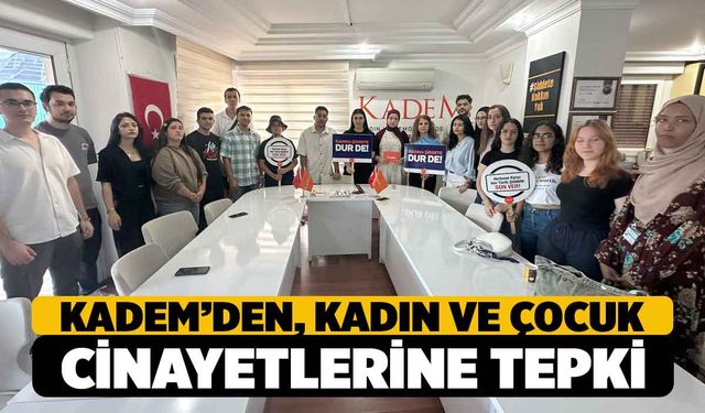 Denizli KADEM Kadın ve Çocuk Cinayetlerine Tepki Gösterdi